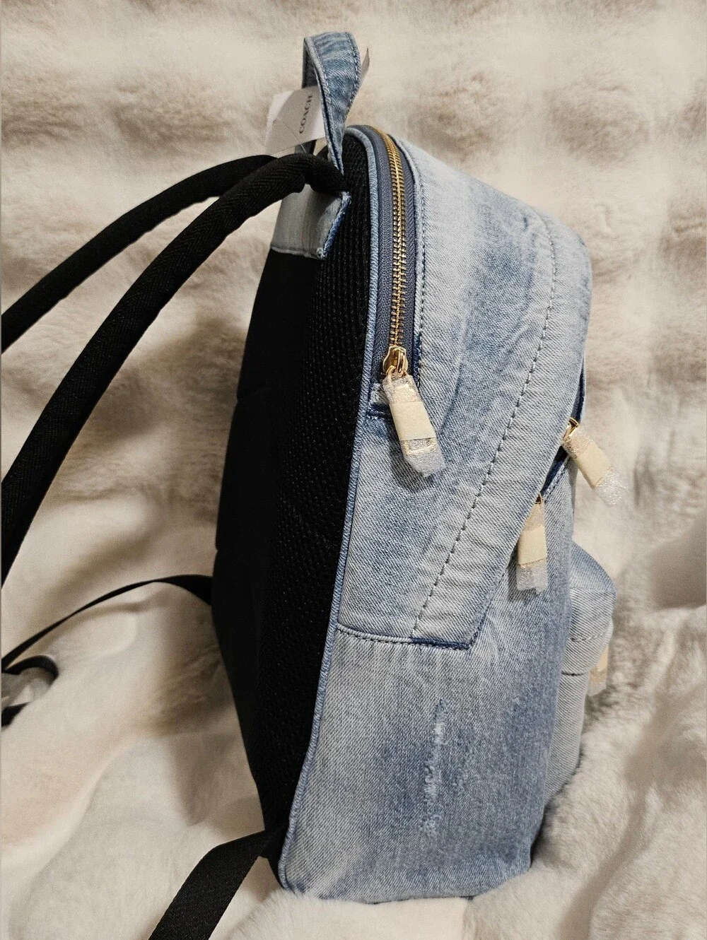 Coach Taylor Small Backpack In Loved Denim